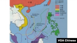 南中國海位置圖