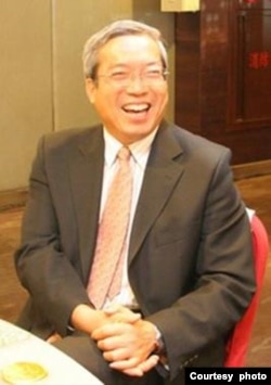 台北的財信傳媒董事長謝金河 (照片提供:謝金河)