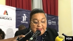 Angola Ministra da Administração Pública, Emprego e Segurança Social, Teresa Dias Rodrigues