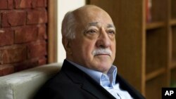 FILE - In this March 15, 2014, file photo, Turkish Islamic preacher Fethullah Gulen is pictured at his residence in Saylorsburg, Pa. Gulen is charged in Turkey with plotting to overthrow the government in a case his supporters call politically motivated.