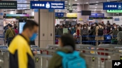 香港國際機場的入境大堂（資料照片）