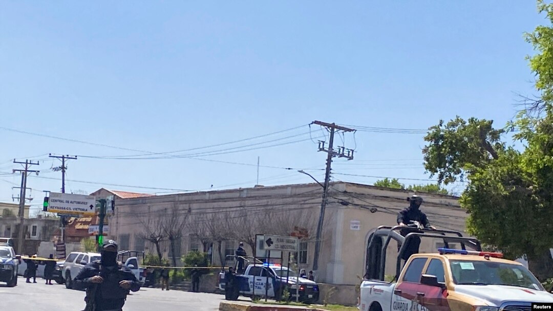 ARHIVA: Policija u centru meksičkog grada Matamoros na granici sa SAD, 3. marta 2023. 