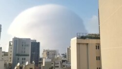 El momento de la explosión fue captado por cámaras de aficionados que la transmitieron por las redes sociales. Reuters divulgó esta foto de Karim Sokhn/Instagram/Ksokhn + Thebikekitchenbeirut.