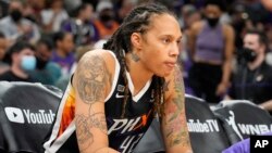 Foto Achiv: Basketbolez ekip Phoenix Mercury Brittney Griner, 13 Oct. 2021.