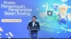 Penghentian siaran analog menuju siaran digital untuk wilayah Jabodetabek, 3 November 2022. Menkominfo Johhny G Plate mengucapkan terima kasih kepada stasiun tv yang telah mempersiapkan proses Analog Switch Off ini dengan baik. (Twitter/kemkominfo)