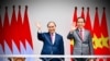 Dalam Pertemuan Bilateral antara Presiden Jokowi dengan Presiden Vietnam di Istana Bogor, Kamis (22/12) telah tercapai kesepakatan Zona Ekonomi Ekslusif setelah 12 tahun berunding (biro Setpres)
