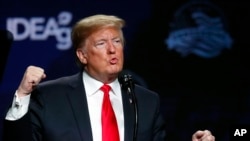 Predsednik Donald Tramp govori na skupu federacije američkih farmera, u Nju Orleansu, 14. januara 2019.