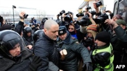 Задержания у Останкинского телецентра