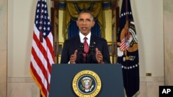 Obama tokom govora o Islamskoj državi koji su prenosile sve američke nacionalne TV mreže
