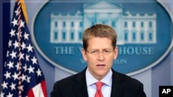 White House Press Secretary Jay Carney (file photo from Sept. 15, 2011)