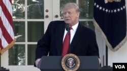 سخنان پرزیدنت ترامپ در کاخ سفید درباره توافق با کنگره بر سر بازگشایی دولت فدرال آمریکا - ۵ بهمن ۱۳۹۷