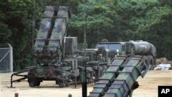 한국이 도입키로 한 패트리어트 PAC-3 지대공 요격미사일. (자료사진)