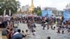ရန်ကုန်နဲ့ မန္တလေး မဟာသင်္ကြန်အကျနေ့ဆင်နွှဲ