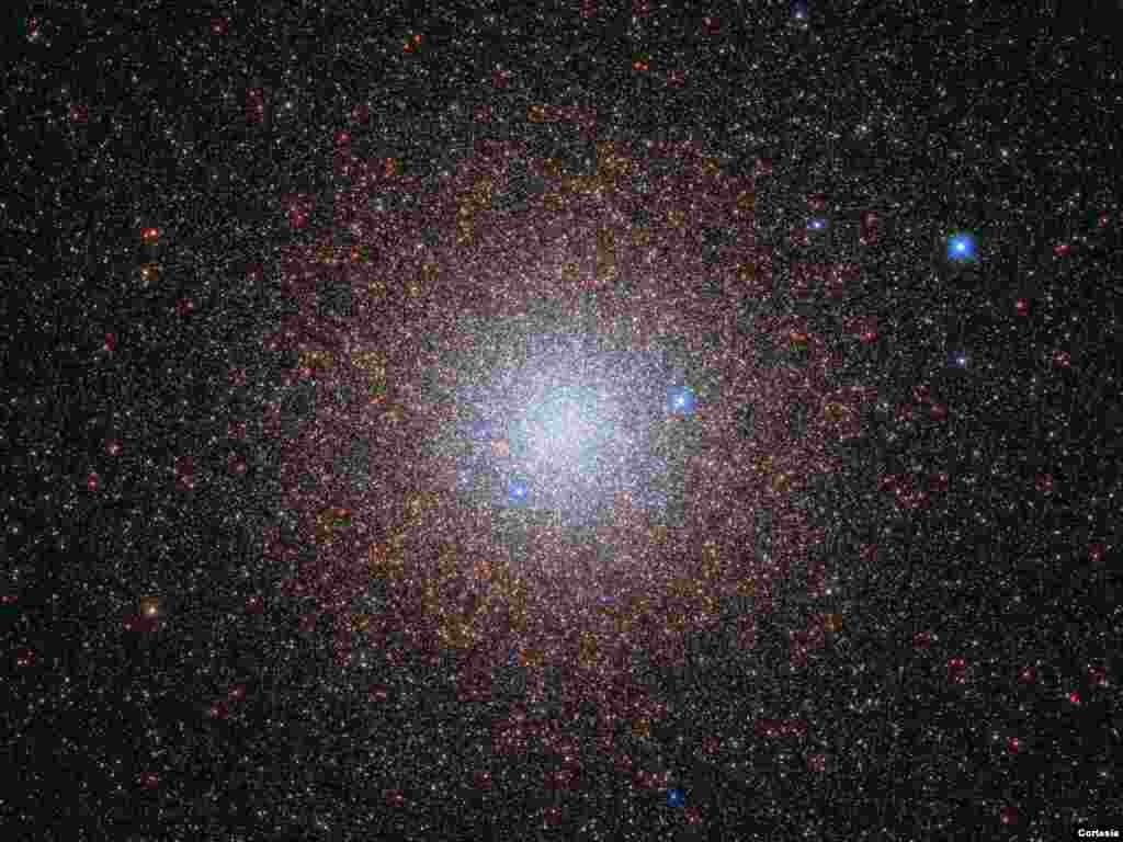 Las estrellas del c&#250;mulo globular NGC 6441 brillan pac&#237;ficamente en el cielo nocturno, a unos 13.000 a&#241;os luz del centro gal&#225;ctico de la V&#237;a L&#225;ctea. [Foto: Cortes&#237;a NASA].