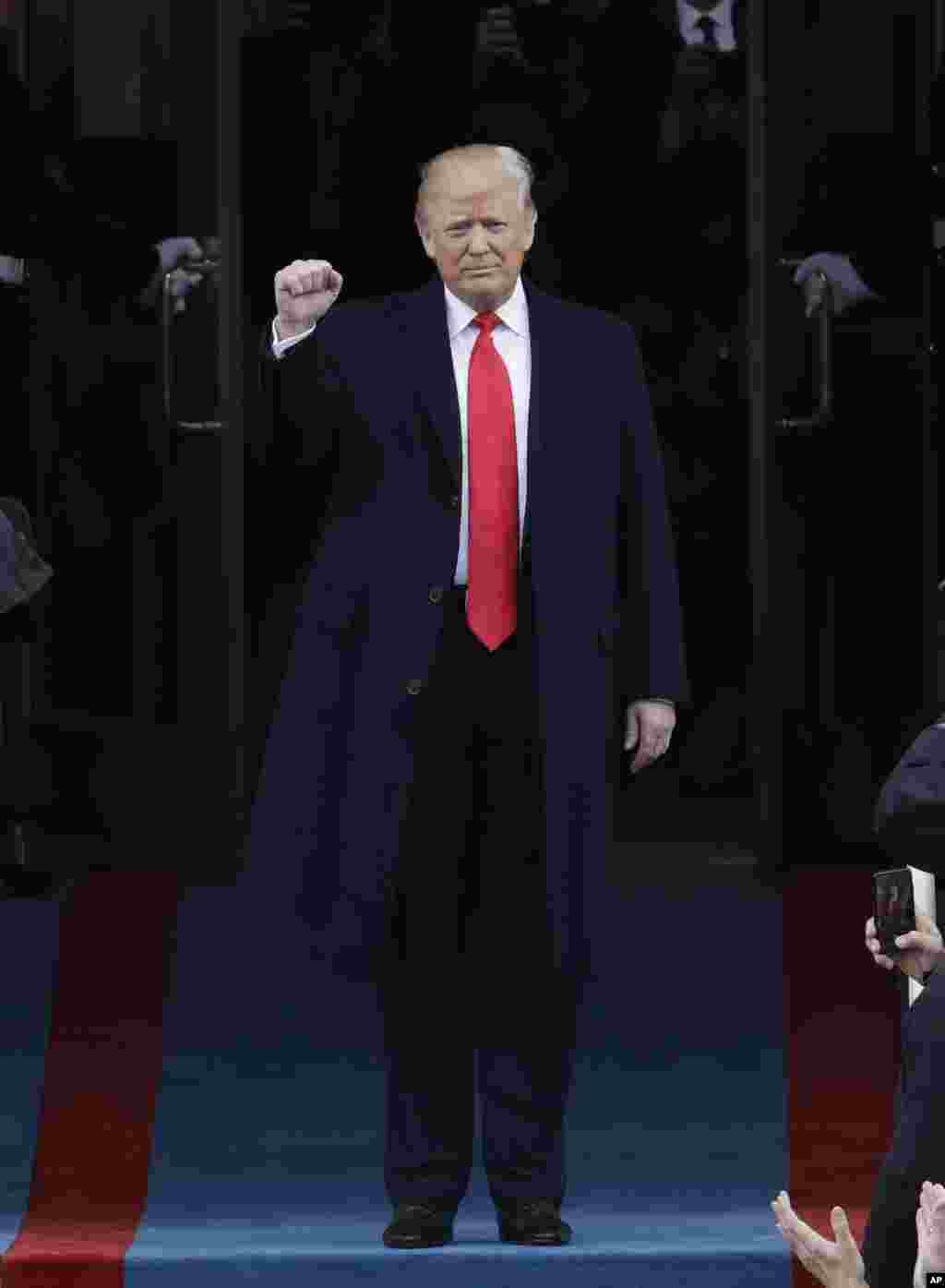 Bikin rantsar da sabon zababben shugaban Amurka Donald J. Trump, a farfajiyar Majalisa kasar dake birnin Washington DC, Janairu 20, 2017 