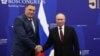 Dodik i Putin se susreli tokom ekonomskog foruma u Sankt Peterburgu. (Fotografija preuzeta sa Twitter naloga Milorada Dodika)