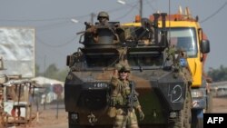 Des soldats français dans Bangui