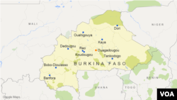 Ramani ya Burkina Faso