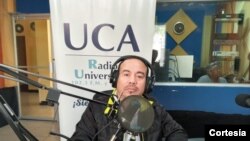 Nelsón Rodríguez, jefe de prensa de Radio Universidad de Nicaragia.