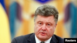 Presiden Ukraina Petro Poroshenko di Kyiv, 16 Juni 2014 (Foto: dok).
