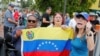 Un grupo de venezolanos se da cita en las calles de Miami, Florida, para protestar contra el presidente Nicolás Maduro, el 20 de mayo de 2018.