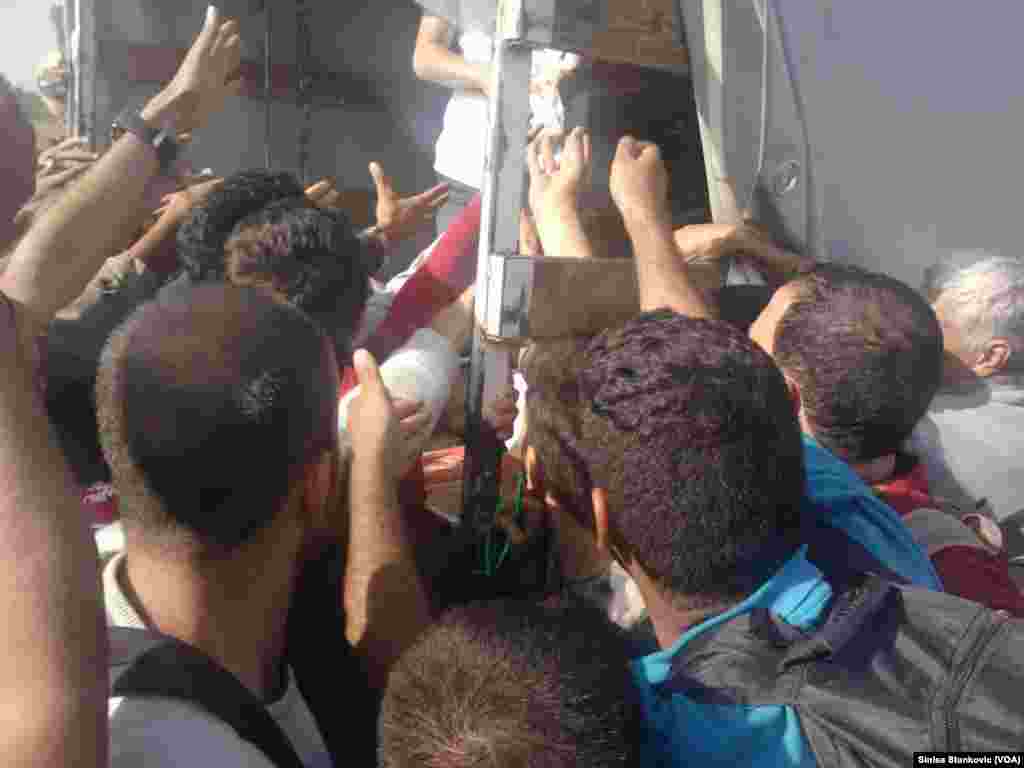 Migrants - Macedonia Tabanovce, Macedonian Serbian border September 17, 2015