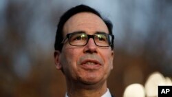 លោក Steven Mnuchin​ រដ្ឋមន្រ្តី​ក្រសួងហិរញ្ញវត្ថុ​អាមេរិក