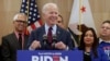 Democratic presidential candidate and former vice president Joe Biden speaks at an event in Los Angeles, California, March 4, 2020.