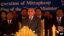 Cambodian King Norodom Sihamoni