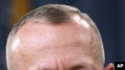 Marine Gen. John Allen, the top U.S. commander in Afghanistan speaks during a news conference at the Pentagon, March 26, 2012.