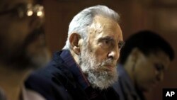 古巴前領導人卡斯特羅(古巴 Cubadebate 網站2月10刊登的照片)