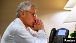 FILE - U.S. Secretary of Defense Chuck Hagel