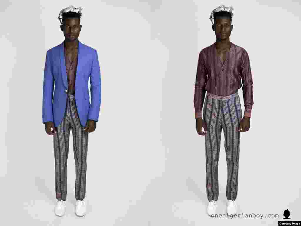 “An Orange Culture boy or girl is someone … who takes a risk with his life or her life,” says designer Oke-Lawal. (Photo Courtesy Orange Culture)