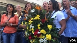 Protesta en Venezuela donde exigen justicia por la muerte de Fernando Albán. Foto de archivo.