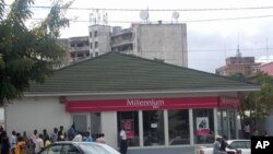 Baixa da cidade de Nampula no norte de Moçambique