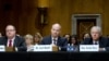 L-R: Dr. Frederick W. Kagan, Christopher DeMuth Chair and Director of the Critical Threats Project at the American Enterprise Institute, Scott Modell, testify before the U.S. Senate Foreign Relations Committee, June 12, 2014 on Capitol Hill in Washington, D.C. 