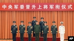 習近平出席中國人民解放軍上將晉升儀式（資料照，2023年）