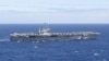 美國海軍在菲律賓海舉行雙航母戰鬥群軍演