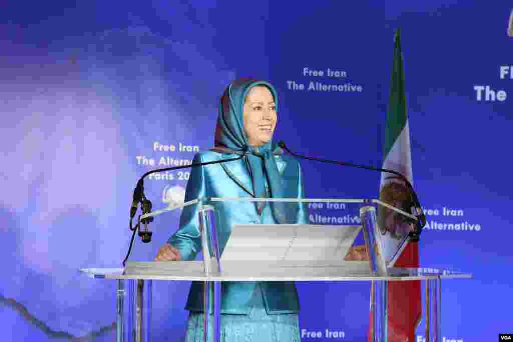 مریم رجوی در جمع هواداران خود گفت همه هموطنانم را به حمایت عملی از قیام‌ها فرا می‌خوانم.