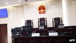 中國的法庭。