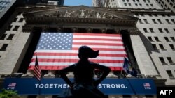 FILE - The New York Stock Exchange (NYSE) at Wall Street in New York City is pictured on May 26, 2020.
