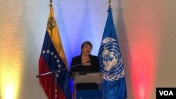 La alta comisionada para los derechos humanos de la ONU, Michelle Bachelet, ha denunciado en varias ocasiones los abusos que se cometen en Venezuela. 