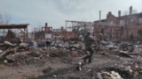 Razoreni djelovi grada Sudža u ruskom regionu Kursk (Foto: AFP/Russian Defence Ministry)