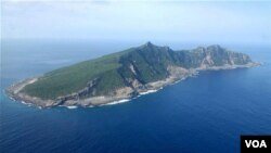中日雙方有爭議的釣魚島
