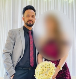 Haseeb Kamal and his wife were married August 14th, the day before Kabul fell. She did not make it through the airport gate. (Courtesy photo)