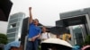 Thousands Gather for Pro-Police Rally in Hong Kong
