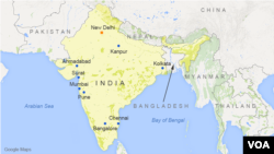 Peta wilayah India