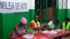 Mesa de voto na Guiné-Bissau
