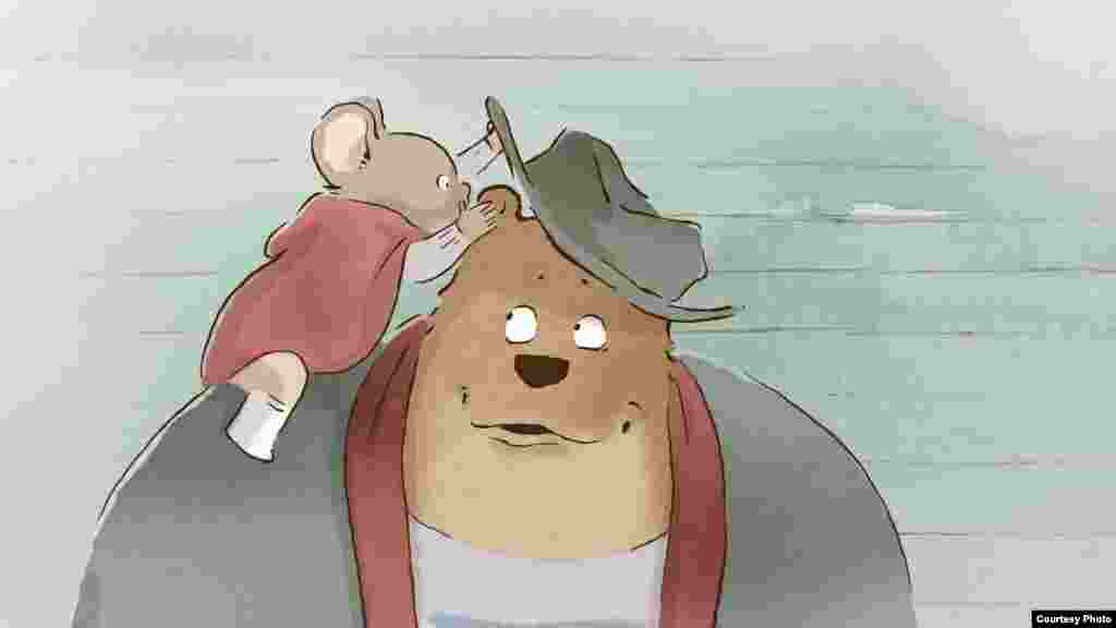 The French-Belgian film based on a series of children's books of the same name, “Ernest & Celestine,” was nominated for best animated feature film. (Oscars.org)