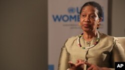 Mkuu wa shirika la wanawake la UN Women,Phumzile Mlambo-Ngcuka,